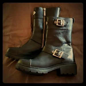 Women's Harley Davidson Black Motorcycle Boots